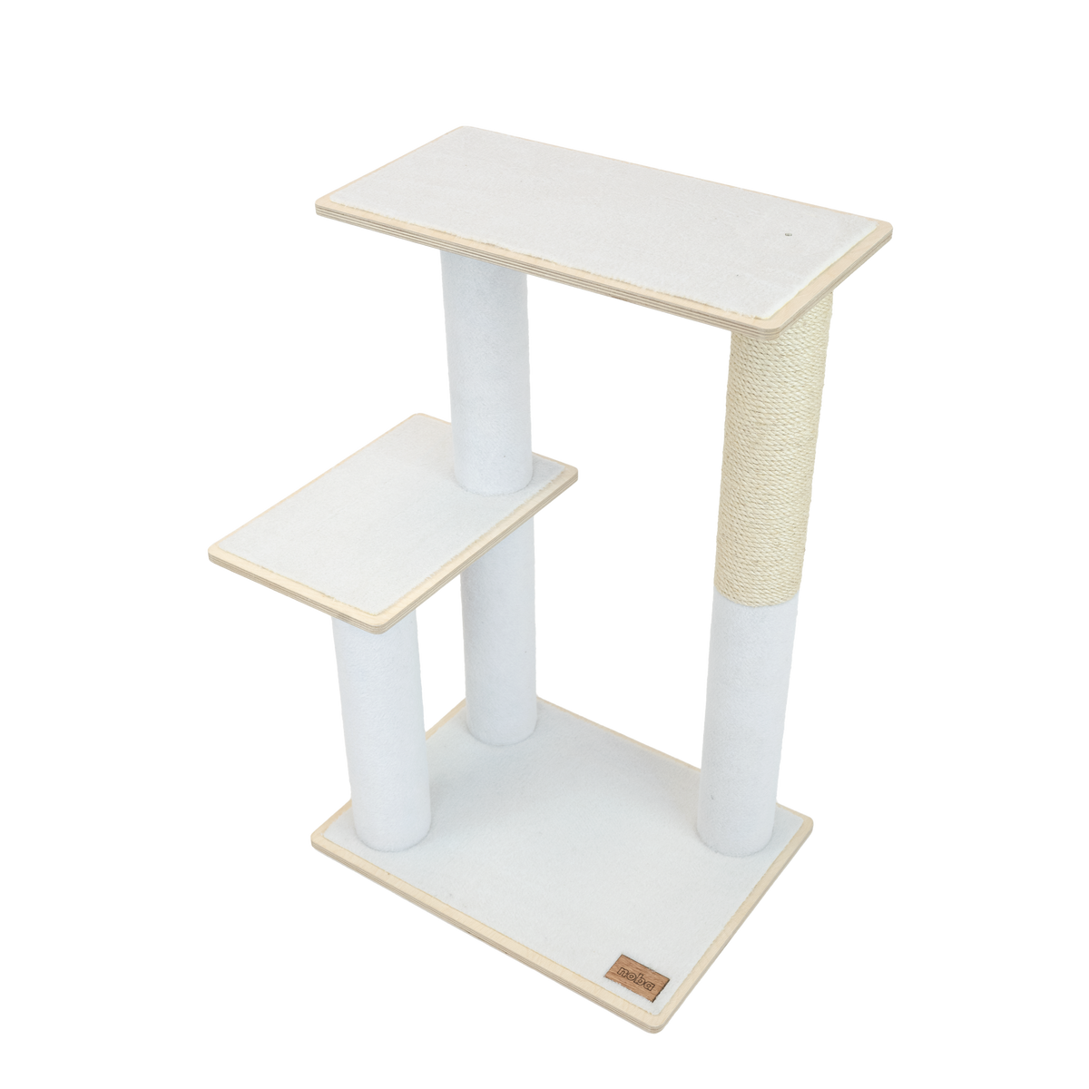 Noba Modern Plywood 2-Level Cat Tree